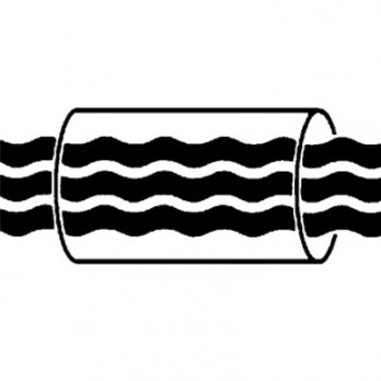 waves through a pipe